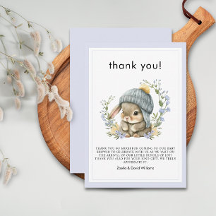Woodland Baby Gender Neutral Thank You Card
