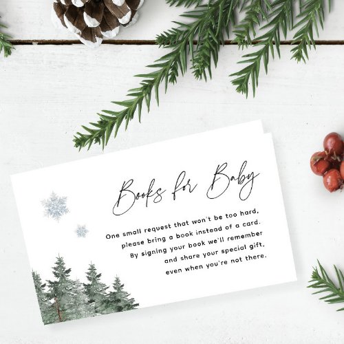Woodland Baby Its Cold Outside Books For Baby Enclosure Card