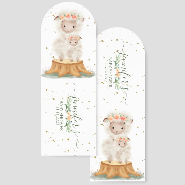 Woodland baby kids book Sheep Bookmarks