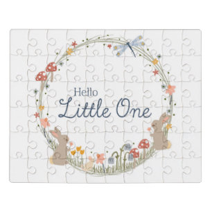 Woodland Baby Nursery Wall Art Jigsaw Puzzle