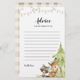 Woodland Baby Shower Advice for Parents