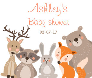 Fox Baby Shower Cookies Zazzle