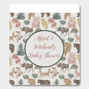 Woodland Baby Shower Edible Favors-Bears, Foxes Breath Savers® Mints