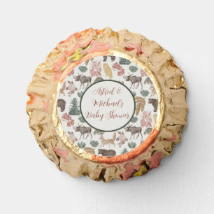 Woodland Baby Shower Edible Favors- Bears & Foxes Reese's Peanut Butter Cups