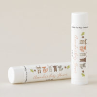 Woodland Baby Shower Favor Lip Balm