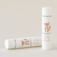 Woodland Baby Shower Favor Lip Balm