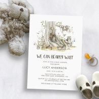 Woodland Baby Shower Invitation