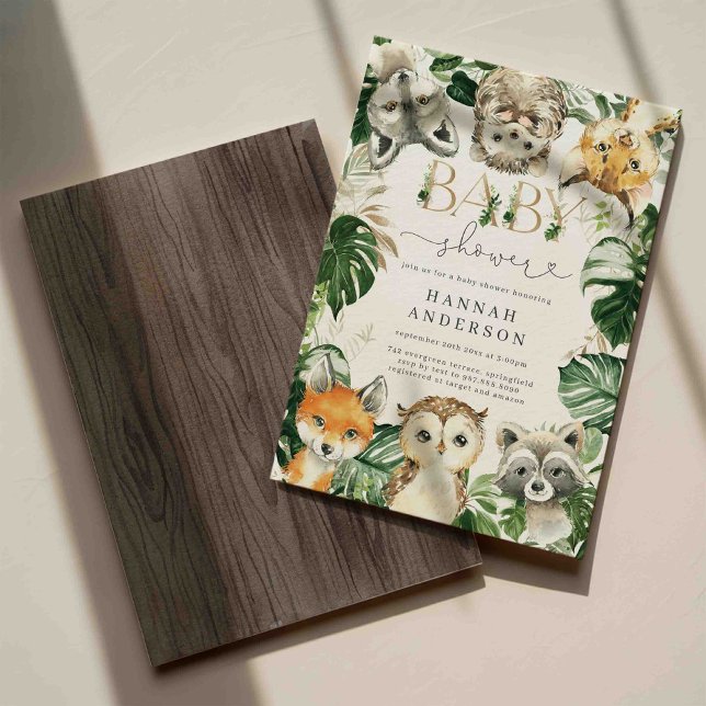Woodland Baby Shower Invitation (Creator Uploaded)