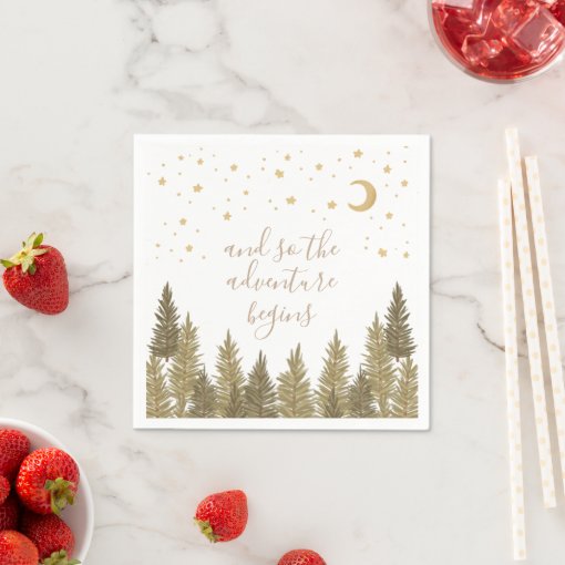 Woodland Baby Shower Napkins Zazzle