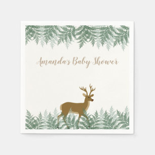 Woodland Baby Shower Napkins