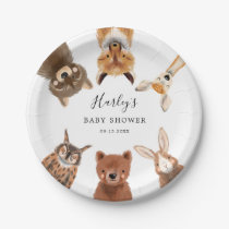 Woodland Baby Shower  Paper Plates