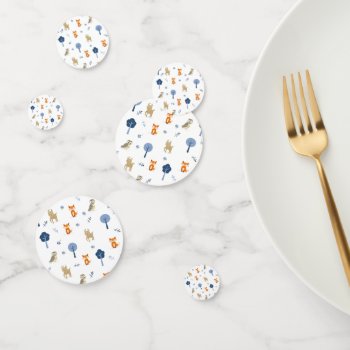Woodland Baby Shower Table Confetti by OS_Designs at Zazzle