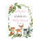 Woodland Baby Shower Welcome Sign Girl