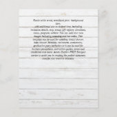 Woodland Bear Animals Boys Baby Shower Invitation (Back)