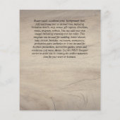 Woodland Bear Animals Boys Baby Shower Invitation (Back)