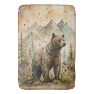 Woodland Bear Bath Mat