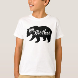 Woodland Bear Big Brother T-Shirt