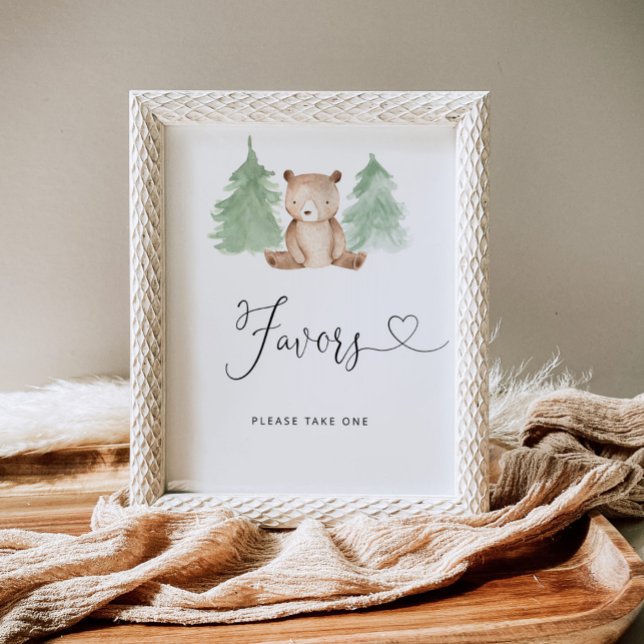 Woodland bear Favors Poster (Creator Uploaded)