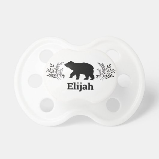 Woodland Bear Pacifier (Front)