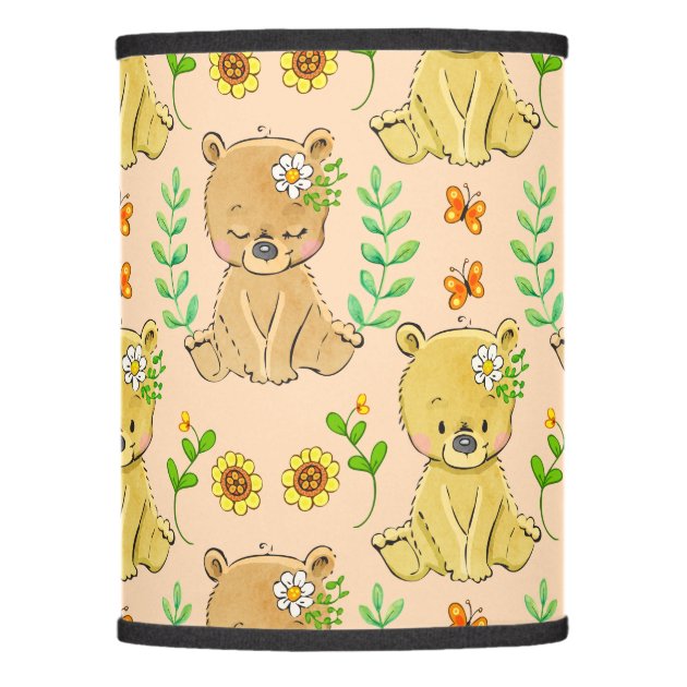 woodland lampshade nursery