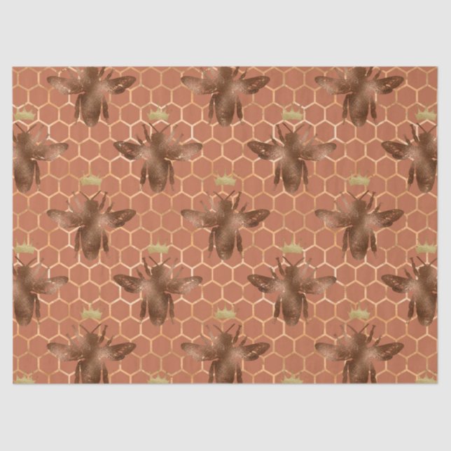Woodland Bee Series Design 20 Tissue Paper (Front)