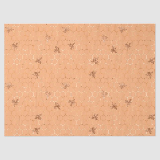 Woodland Bee Series Design 5 Tissue Paper (Front)