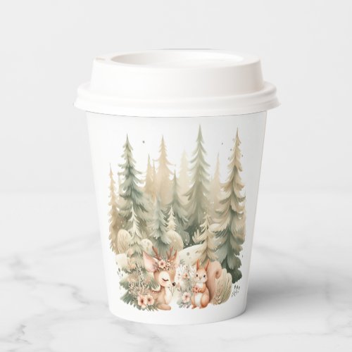 Woodland Birthday Cup with Lid
