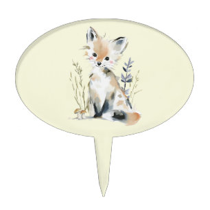 Woodland Birthday Cupcake Toppers