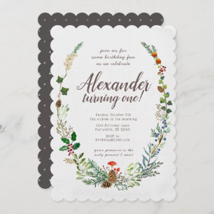 Woodland Birthday Invitation
