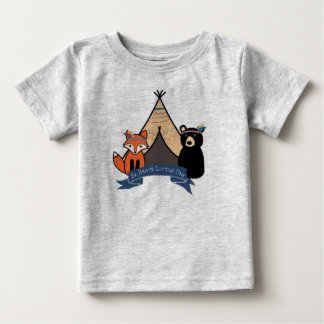 Woodland Bodysuit, Boy's, Be Brave Little One Baby T-Shirt