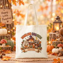 Woodland Boo Crew Halloween Candy Bag