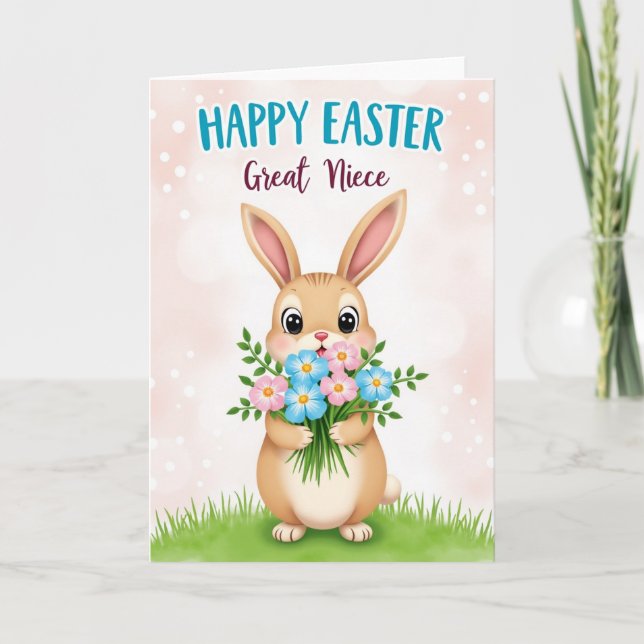 Woodland Bouquet Springtime Card (Front)