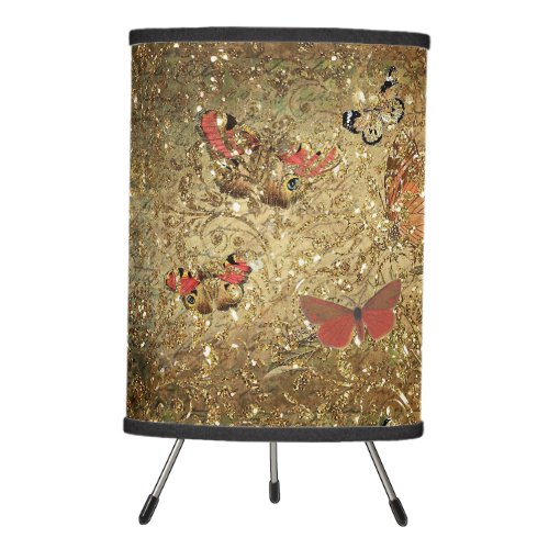 Woodland Butterflies Tripod Lamp