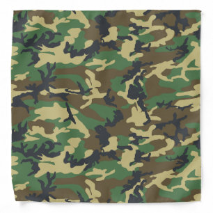 Woodland Camo Bandana