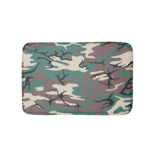 Woodland Camo Bath Mat