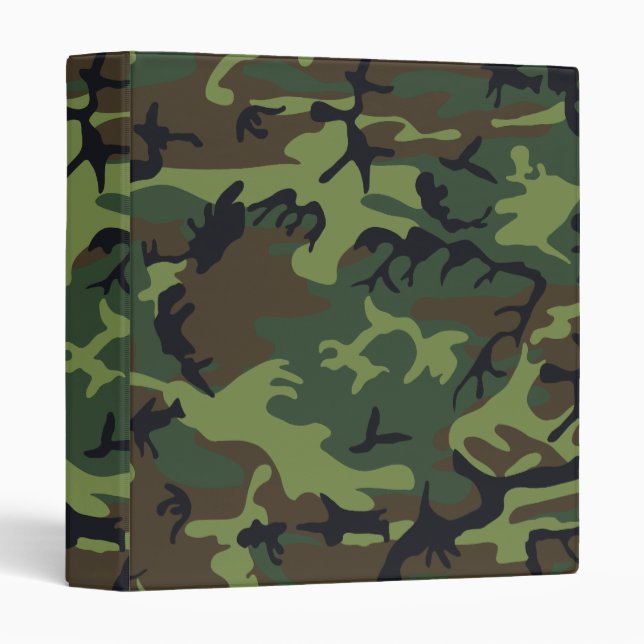 Woodland Camo Binder (Front/Spine)