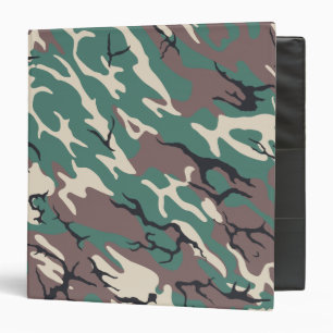 Woodland Camo Binder