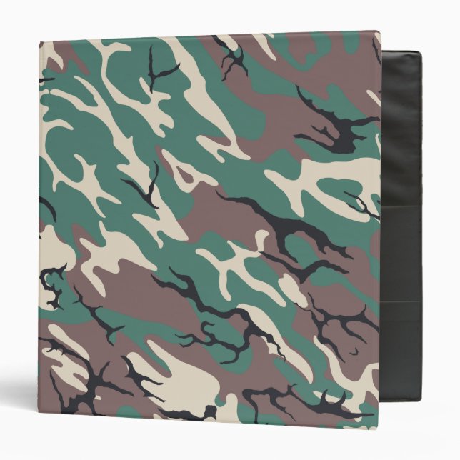 Woodland Camo Binder (Front/Inside)