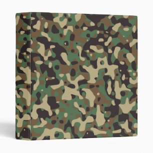 Woodland Camo Binder
