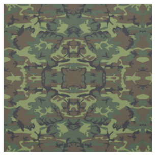 Woodland Camo Fabric