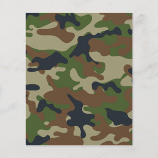 Green Camouflage Flyers & Programs | Zazzle