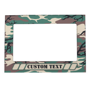 Woodland Camo Frame with Custom Title