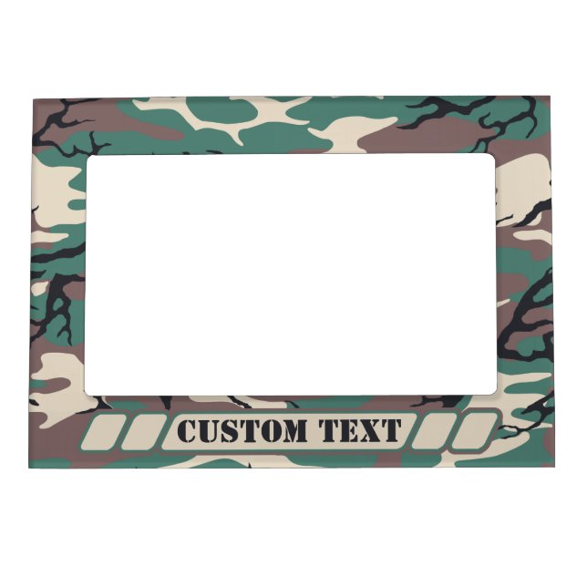 Woodland Camo Frame with Custom Title (Front)