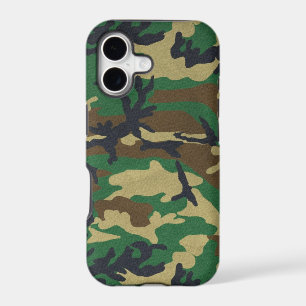 Woodland Camo iPhone 17 Case