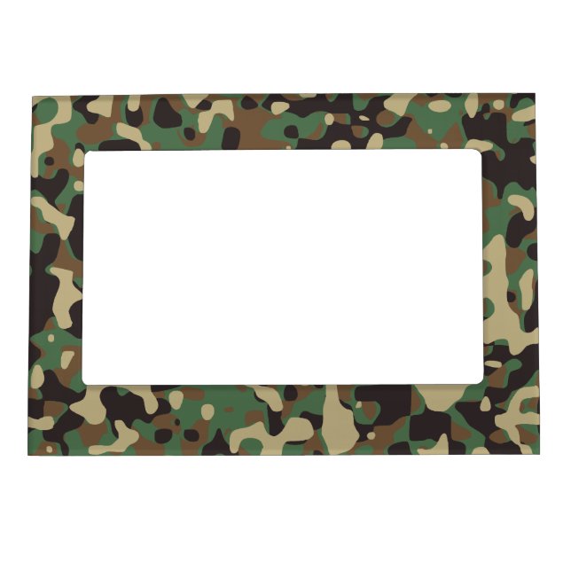 Woodland Camo Magnetic Photo Frame (Front)