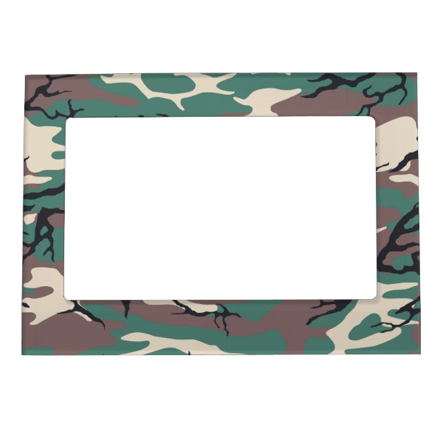 Woodland Camo Magnetic Photo Frame (Front)