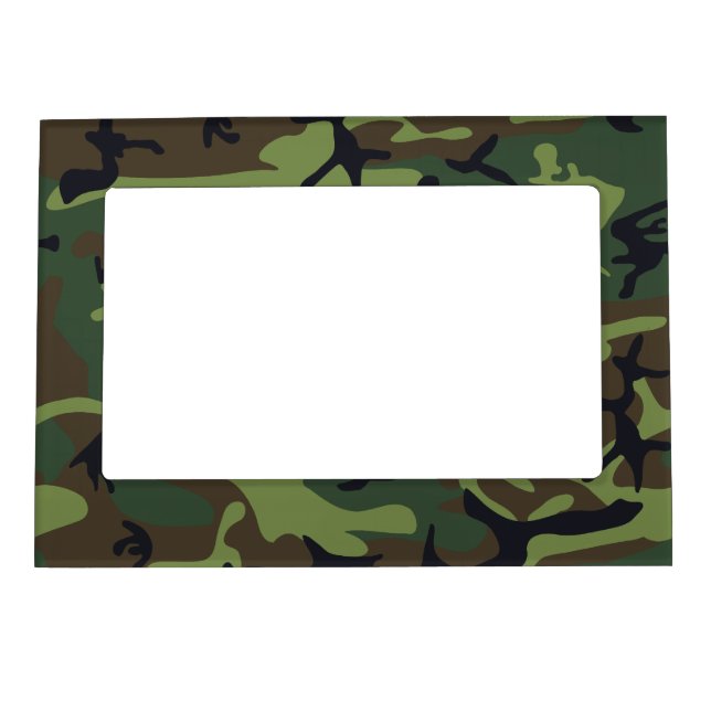 Woodland Camo Magnetic Picture Frame (Front)