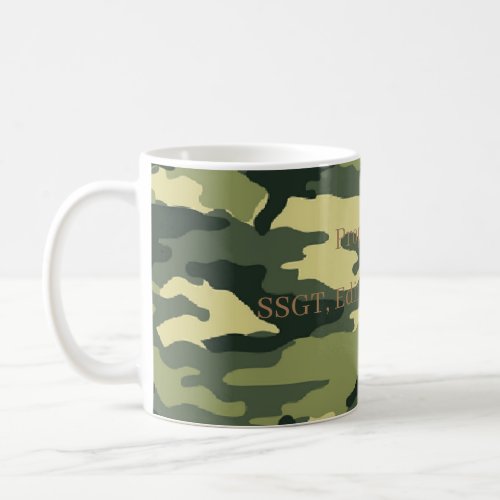 Woodland Camo Mug