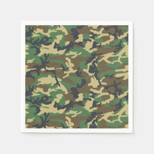 Woodland Camo Napkins