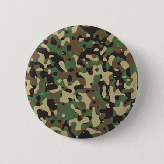 Woodland Camo Pinback Button